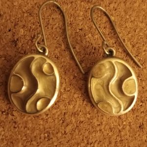 Enamel French Hook earrings